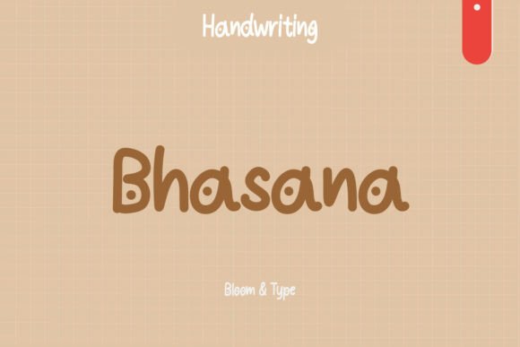 Bhasana Font: The Friendly Handwritten Typeface for Clear Campaign Messages