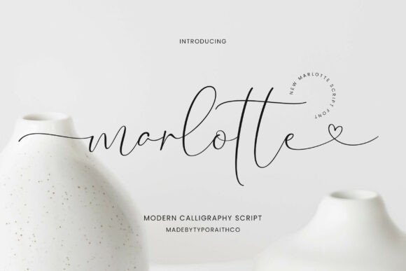Discover Marlotte: A Modern Calligraphy Font for Makers