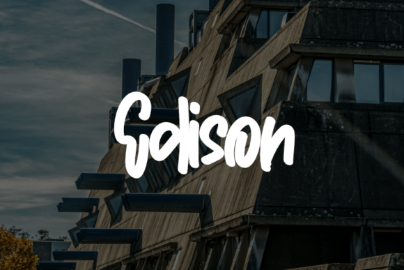 Edison Font: A Flexible Typeface for Modern Branding