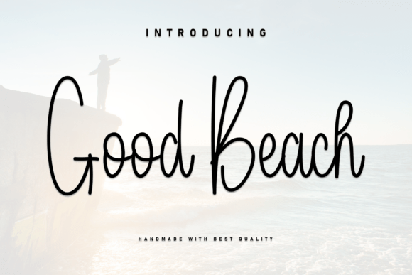 Embracing the Charm of Good Beach: A Distinctive Font for Modern Editorial Design