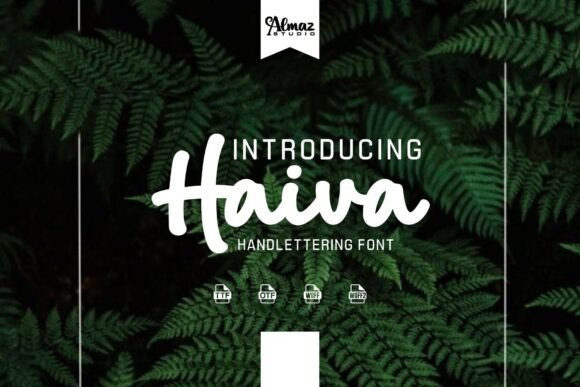 Haiva: The Casual Script Font for a Genuine Brand Identity