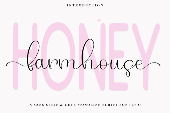 Honey Farmhouse: A Script Font with Rustic Warmth