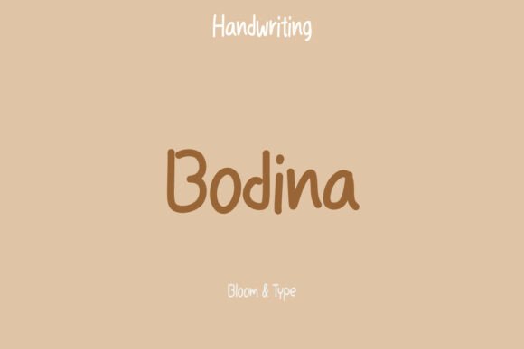How Bodina Handwritten Font Strengthens Your Campaign's Voice