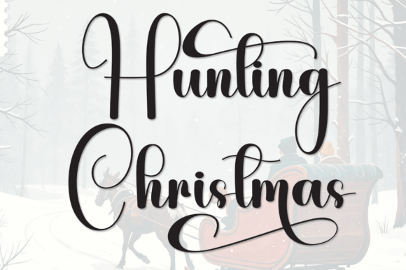 Hunting Christmas Font: A Versatile Script for Your Creations