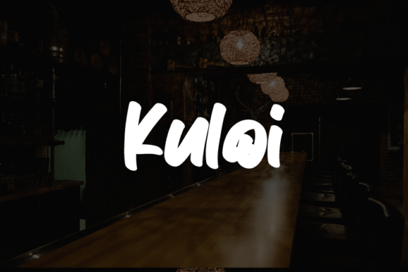 Kuloi: The Thick, Playful Font That Built a Brand