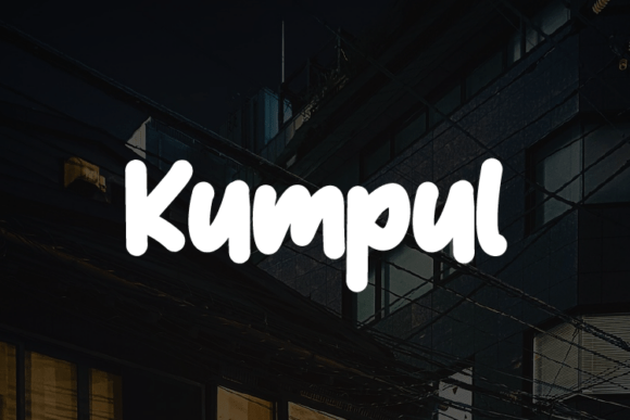 Kumpul: A Friendly Script Font for Digital Brands