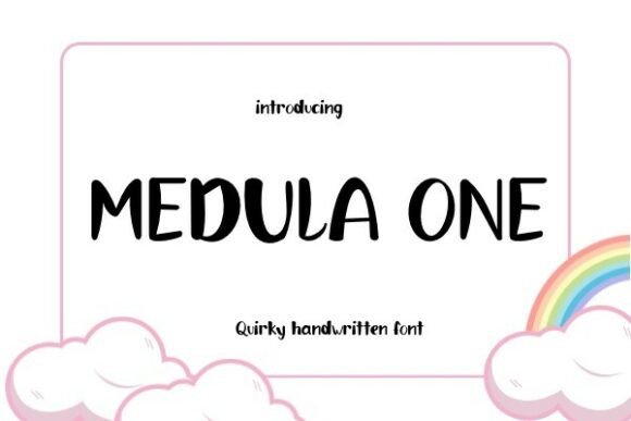 Medulaone: A Handwritten Font for Quietly Engaging Pages