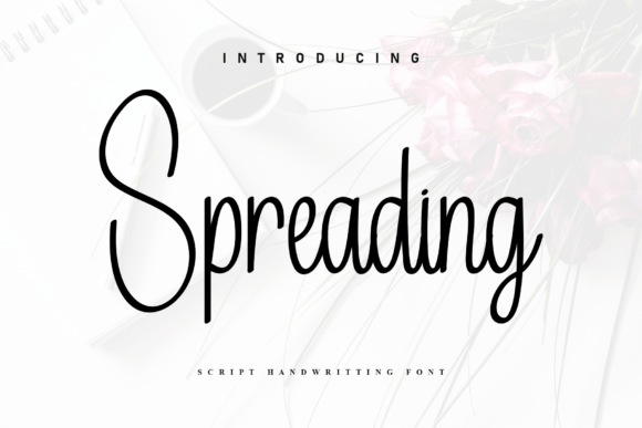 Spreading Font: The Handwritten Marker Style for Crafters