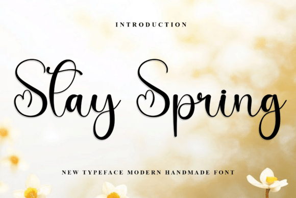 Stay Spring: A Festive Font for Small Business Branding