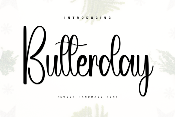 The Butterday Typeface: A Handwritten Font for Editorial Warmth